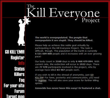 The original TKEP Info page with its black and red sidebar, silhouette, and shared mission counters.